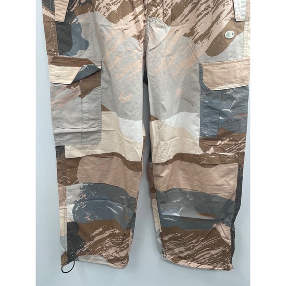 NWT Zumiez Champion Eco Camo Parachute Pants Men's Medium Natural 100% Cotton - Picture 9 of 15